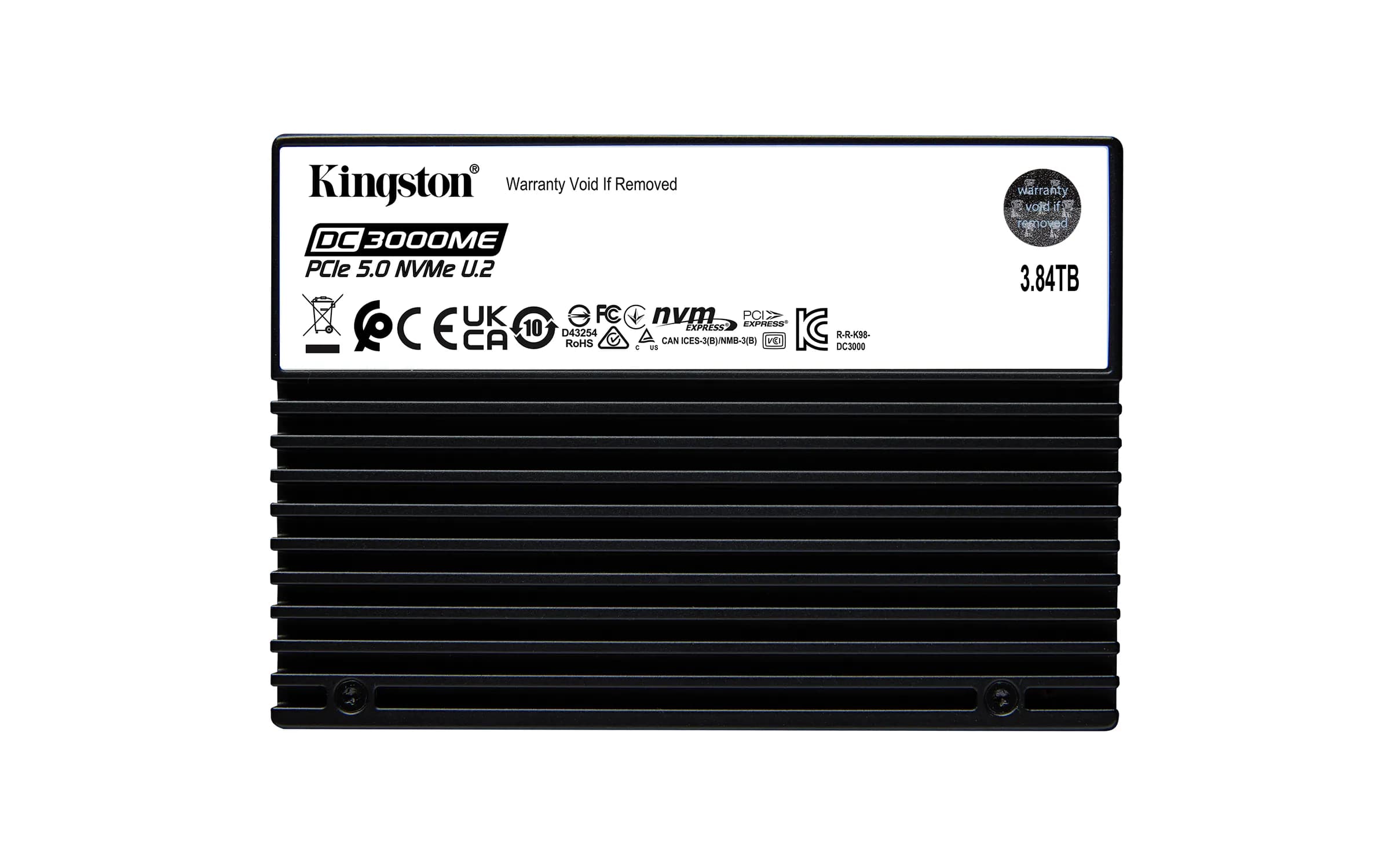 Kingston DC3000ME 3,84 Tt U.2 PCIe 5.0 NVMe -SSD-levy