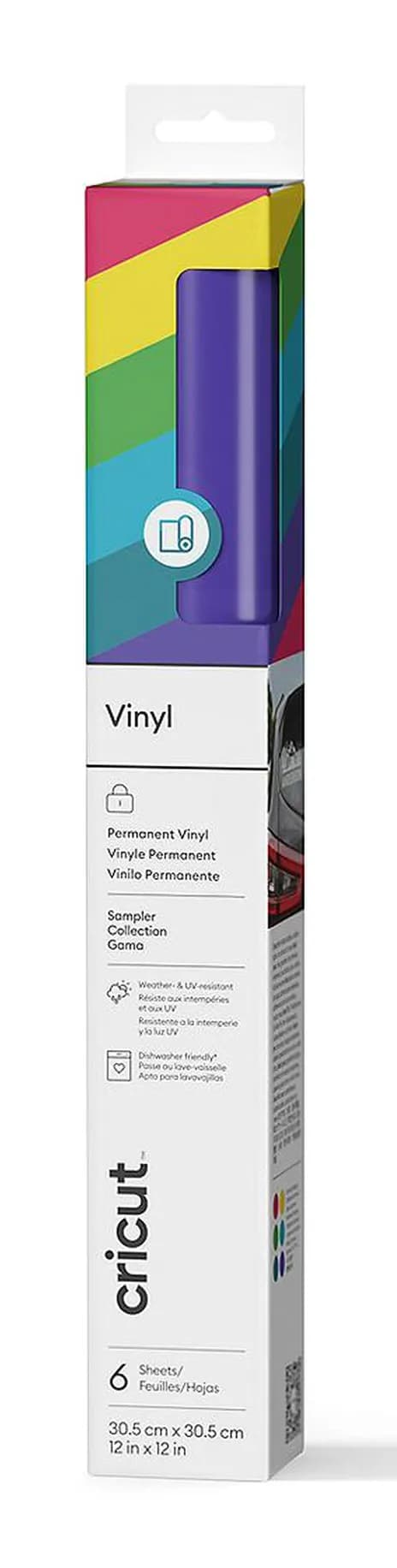 Cricut Premium Vinyl Permanent 30x30cm 6-sheet Sampler (Summer)