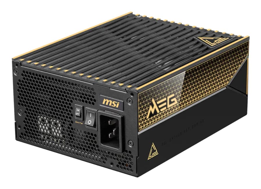 MSI MEG Ai1600T PCIE5 1600W -virtalähde, 80 Plus Titanium