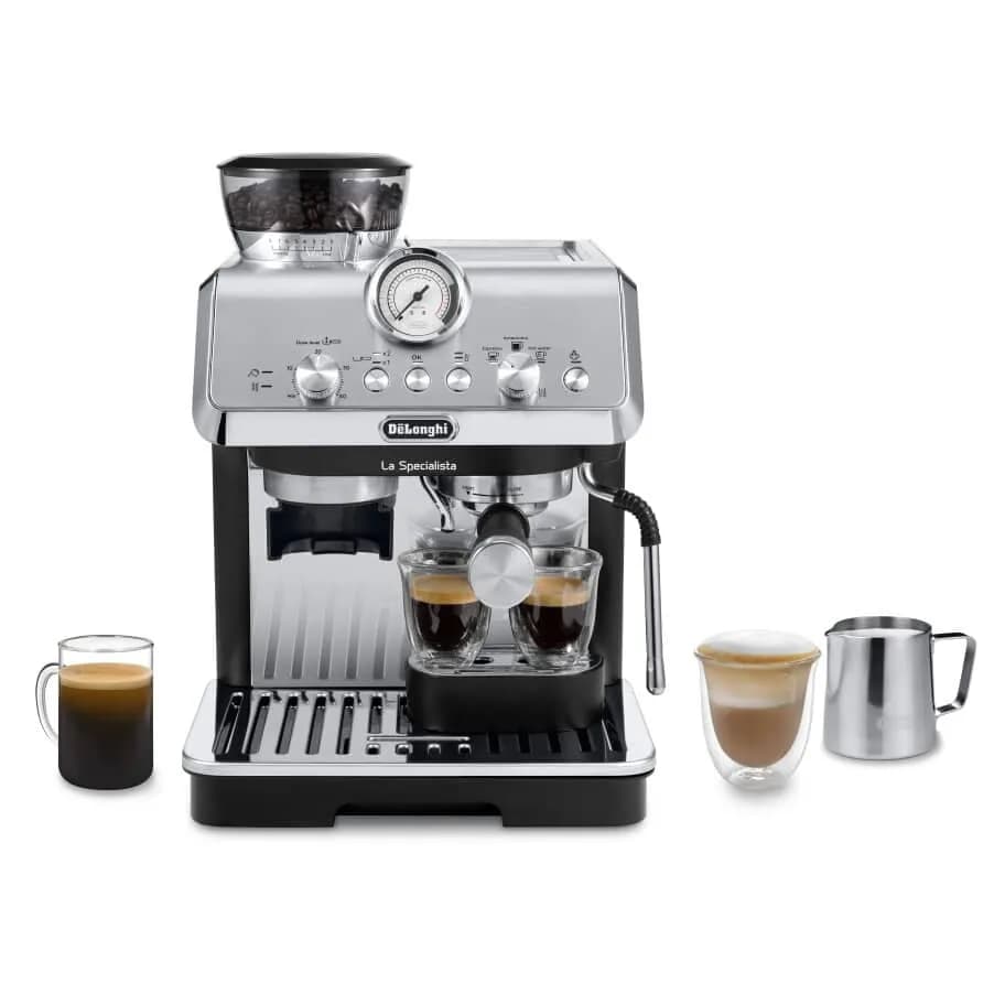 Delonghi La Specialista Arte -espressokeitin, musta, Ruostumaton teräs