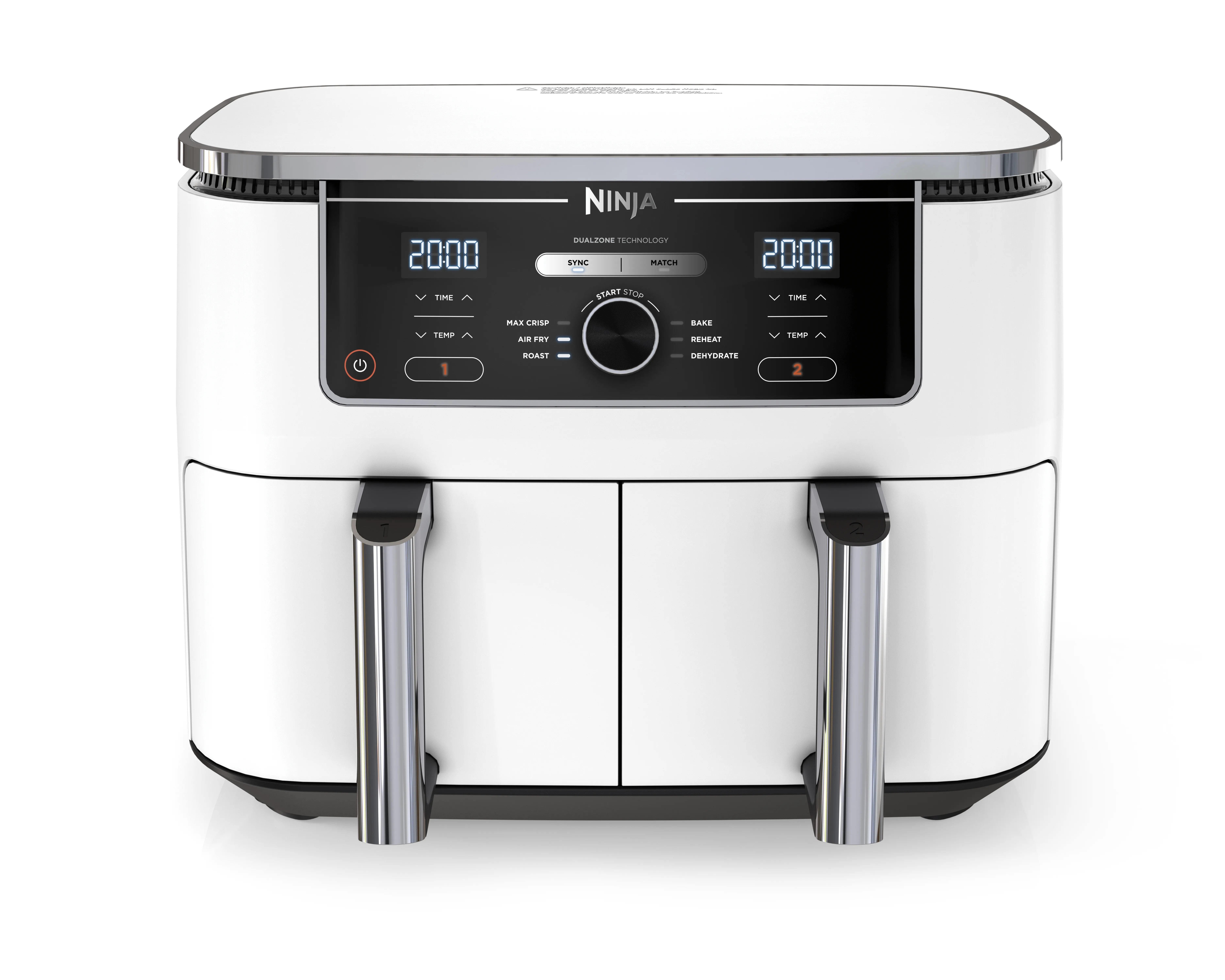 Ninja Foodi MAX AF400EUWH, 9,5 l, 1,4 kg, 2470 W, airfryer, valkoinen