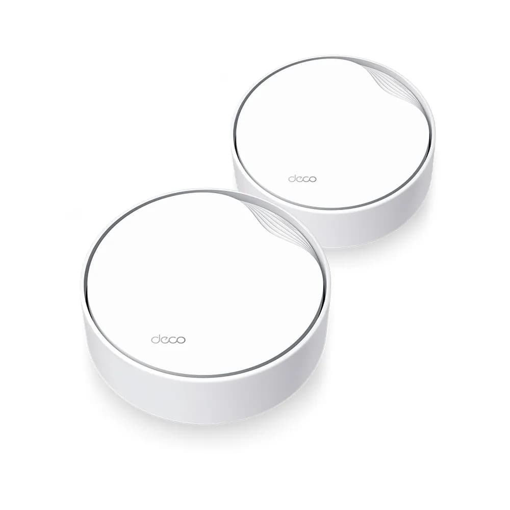 TP-Link Deco X50-PoE -mesh WiFi -järjestelmä, Wi-Fi 6, AX3000, Dual-band, 2 kpl, PoE, valkoinen