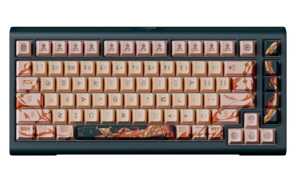 Ducky Year of the Snake 2025 Limited Edition mekaaninen pelinäppäimistö, Cherry MX2A, beige