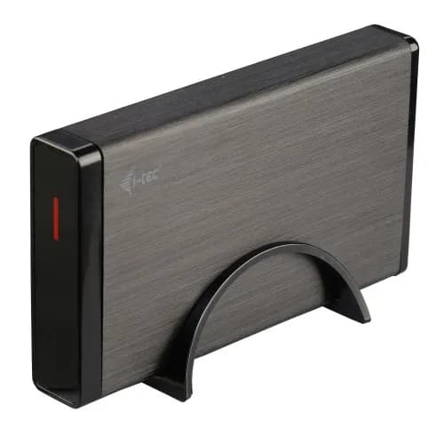 I-TEC MySafe Advance 3,5" HDD-ulkoisen aseman kotelo, 1-paikkainen, USB 3.2 Gen 1, SATA, musta