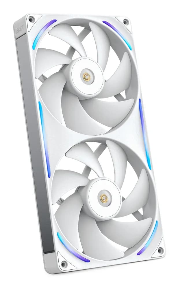 NZXT F280X, 280 mm, PWM, nestelaakeri, RGB -tuuletin, valkoinen