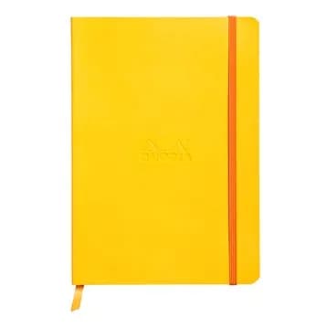 Rhodiarama soft A5 daffodil dot ivory