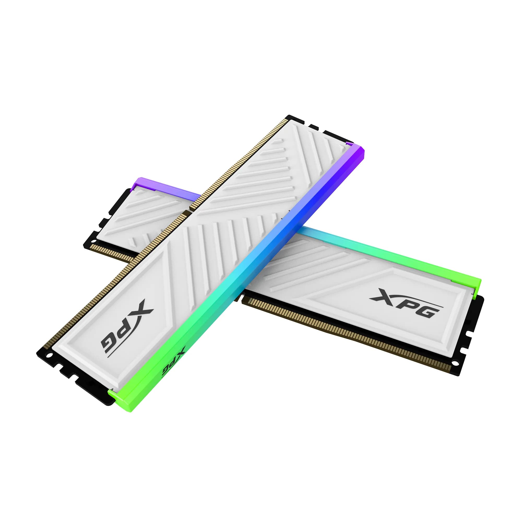 ADATA RGB 64 Gt (2 x 32 Gt) DDR4 3200 MHz, CL16 -muisti, valkoinen (XMP)