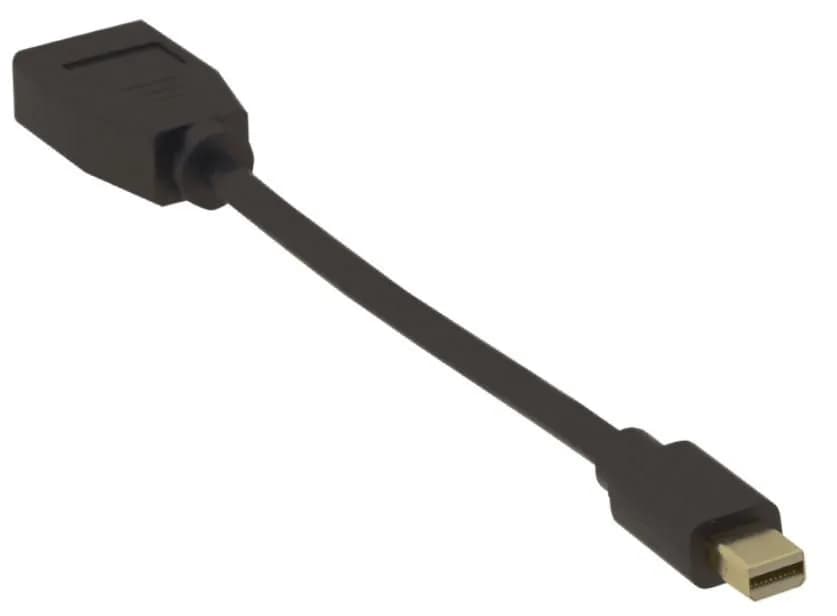 MicroConnect  mini DisplayPort – DisplayPort 1.2 -kaapeli, 15 cm, Musta