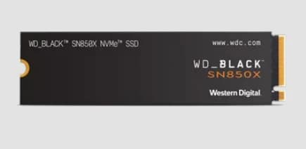 WD Black SN850X 4 Tt M.2 PCIe 4.0 NVMe -SSD-levy