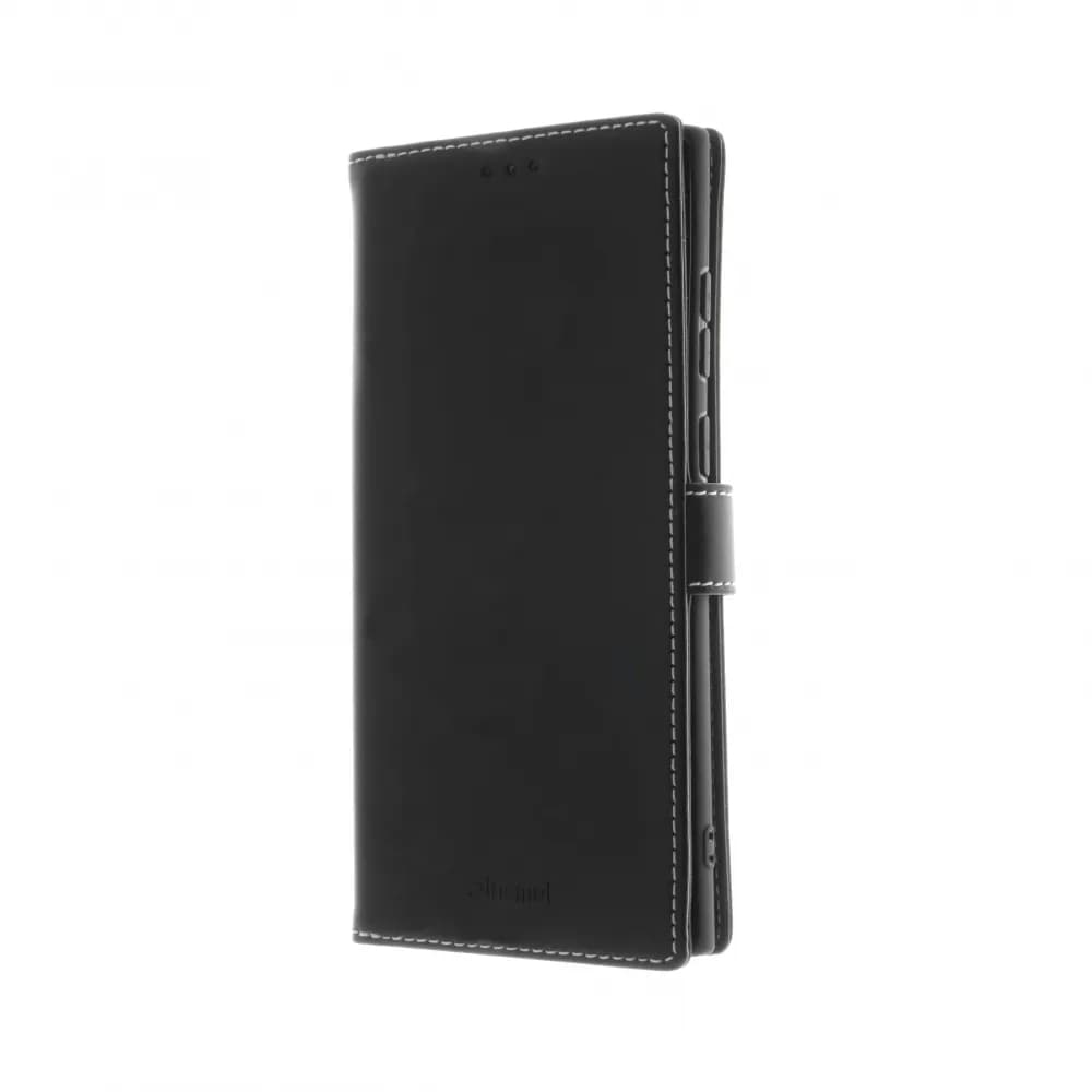 Insmat Flip Case, Galaxy S22 Ultra -lompakkokotelo, Musta