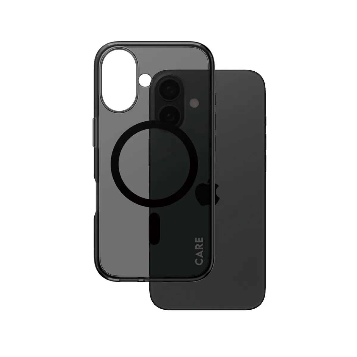 Care by PanzerGlass iPhone 16 MagSafe Flagship -suojakuori, Smokey