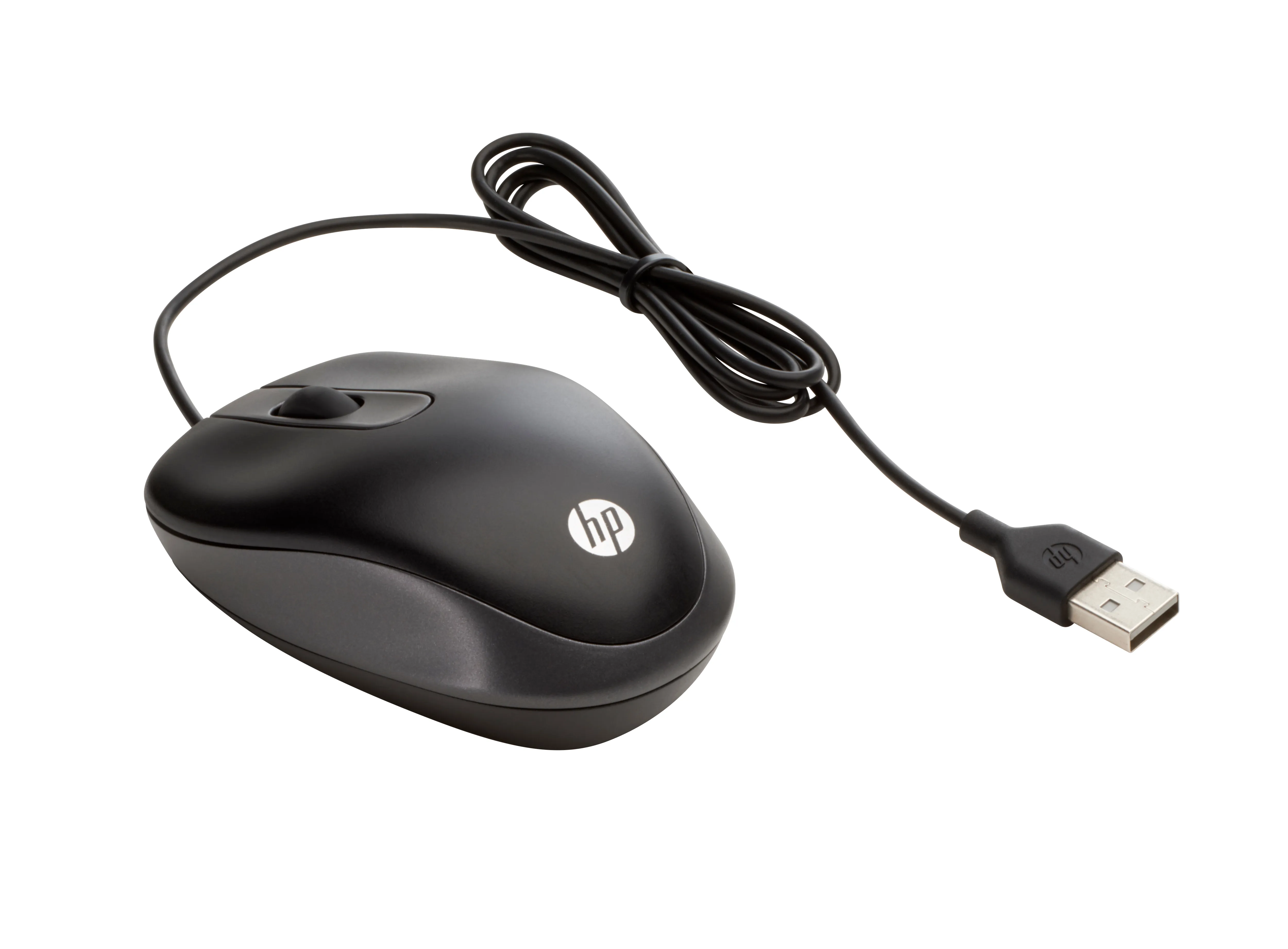HP USB Travel Mouse -langallinen hiiri, musta