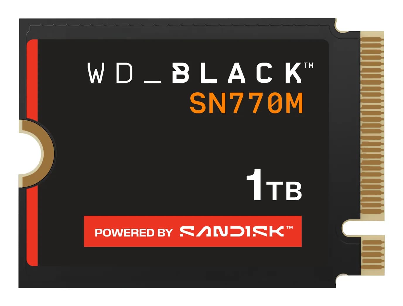 WD Black SN770M 1 Tt M.2 PCIe 4.0 NVMe -SSD-levy