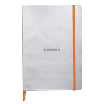 Rhodiarama soft A5 silver ruled ivory