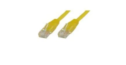 MicroConnect Cat6 U/UTP RJ45 10m -verkkokaapeli, keltainen