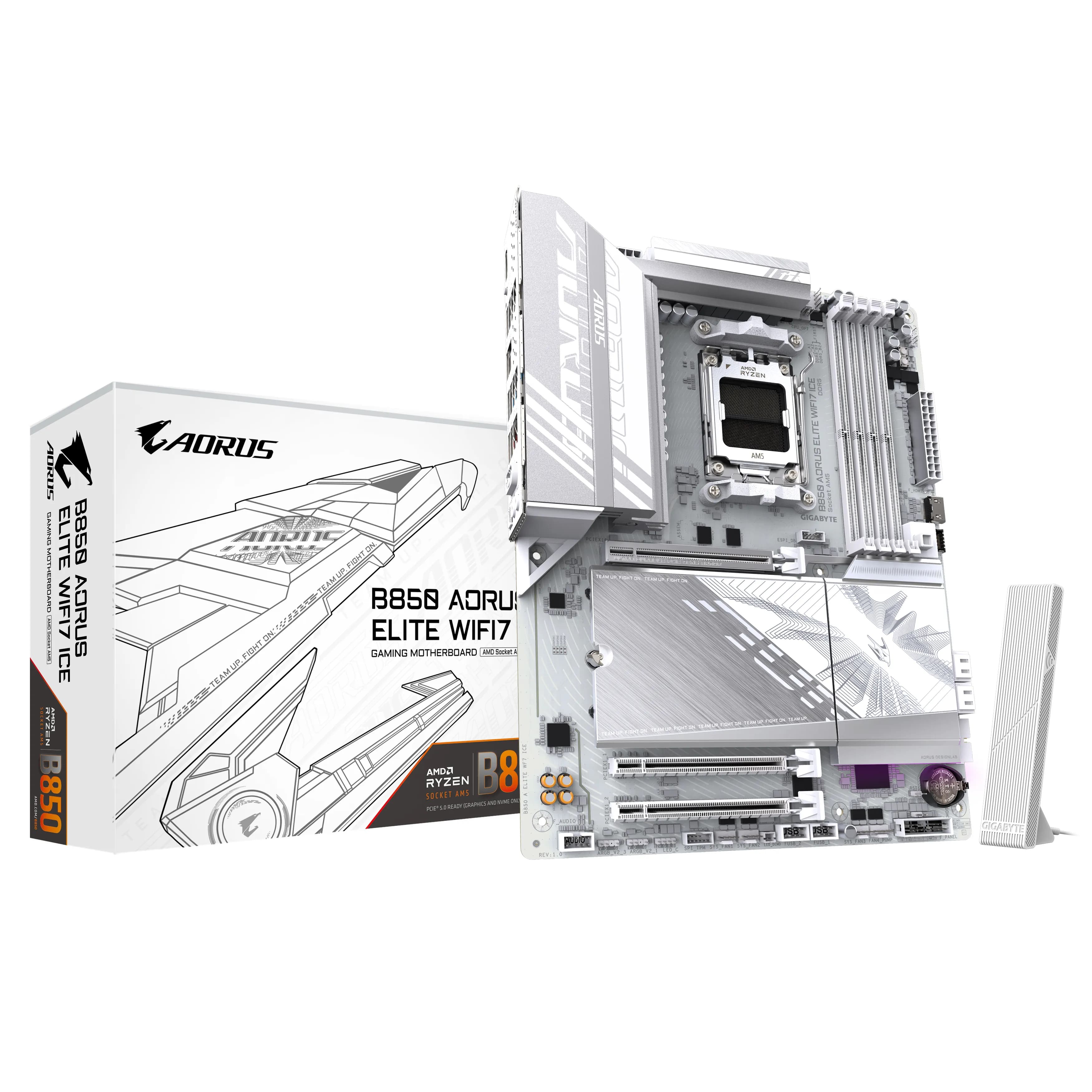 Gigabyte B850 Aorus Elite WiFi 7 ICE AM5 ATX -emolevy