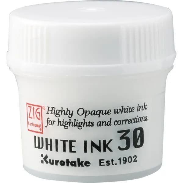 ZIG Cartoonist Ink 30 white
