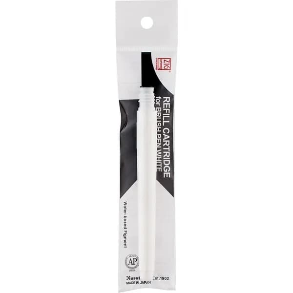 Zig Brush Pen refill White