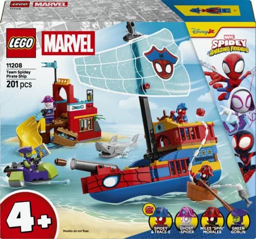 LEGO Marvel Spideyn tiimin merirosvolaiva 11208