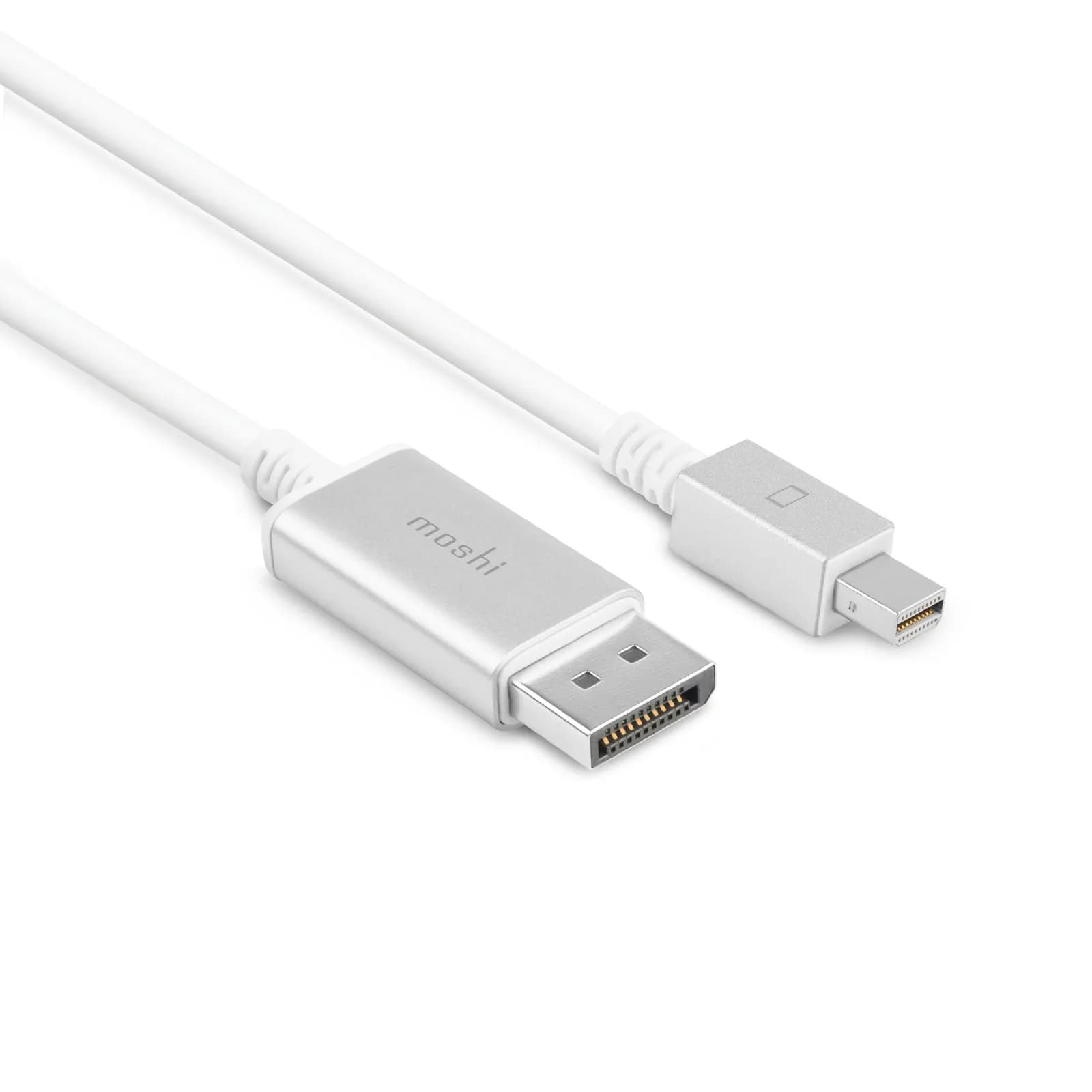 Moshi Mini DisplayPort – DisplayPort -kaapeli, jossa 4K, 1,5 m, valkoinen