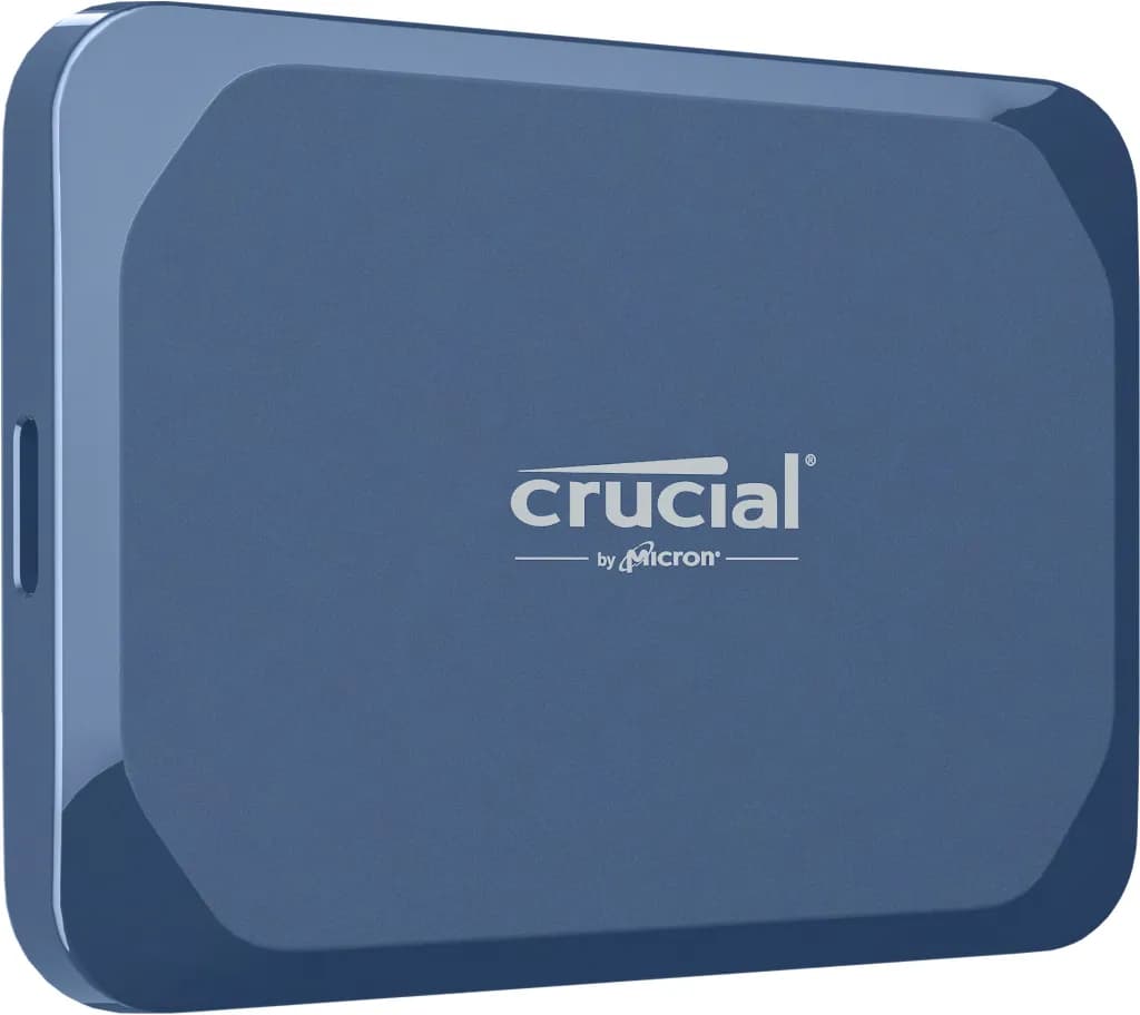 Crucial X10 2 Tt USB 3.2 Gen 2x2 (USB-C) -ulkoinen SSD, kannettava, iskunkestävä, roiskesuojattu, sininen