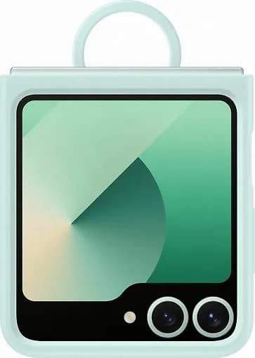 Samsung Galaxy Z Flip6 -silikonikuori, Mintunvihreä