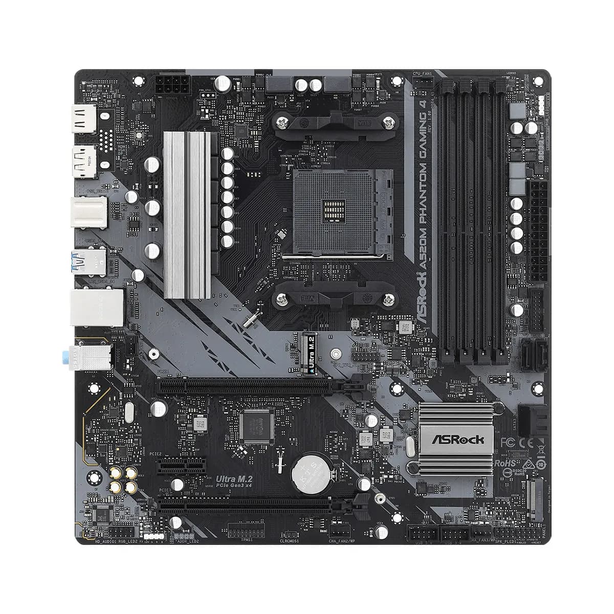 ASRock A520M Phantom Gaming 4 AM4 mATX -emolevy