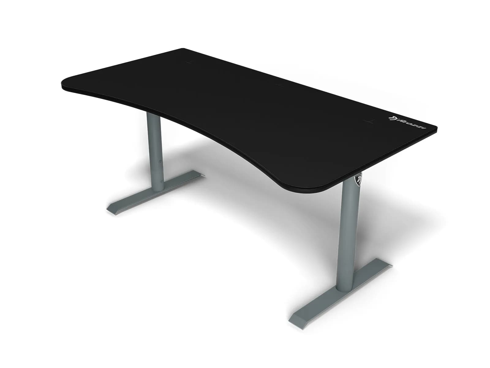 Arozzi Arena Large Gaming Desk - Frozen Grey - Black