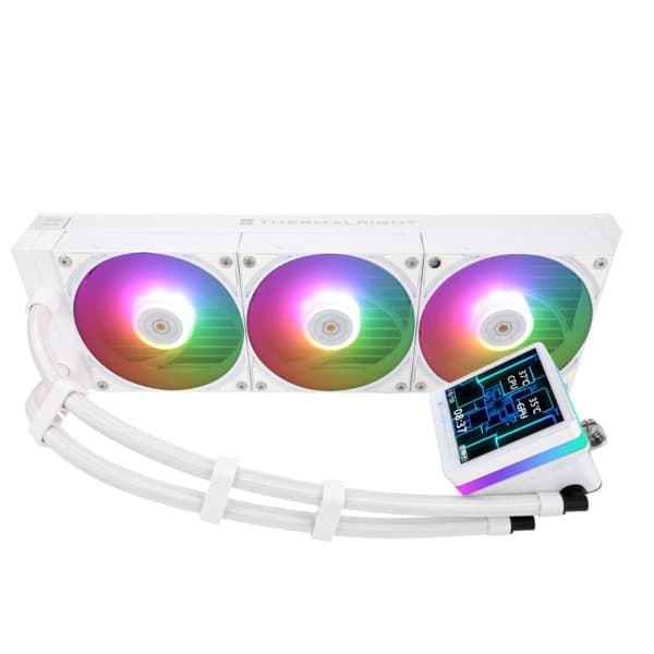 Thermalright Grand Vision 360mm ARGB -nestejäähdytin, valkoinen