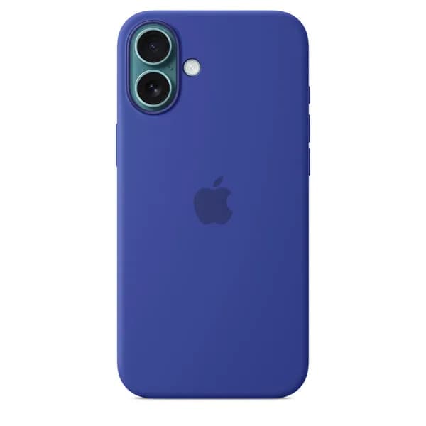 Apple iPhone 16 Plus, MagSafe -silikonikuori, Ultra­mariini