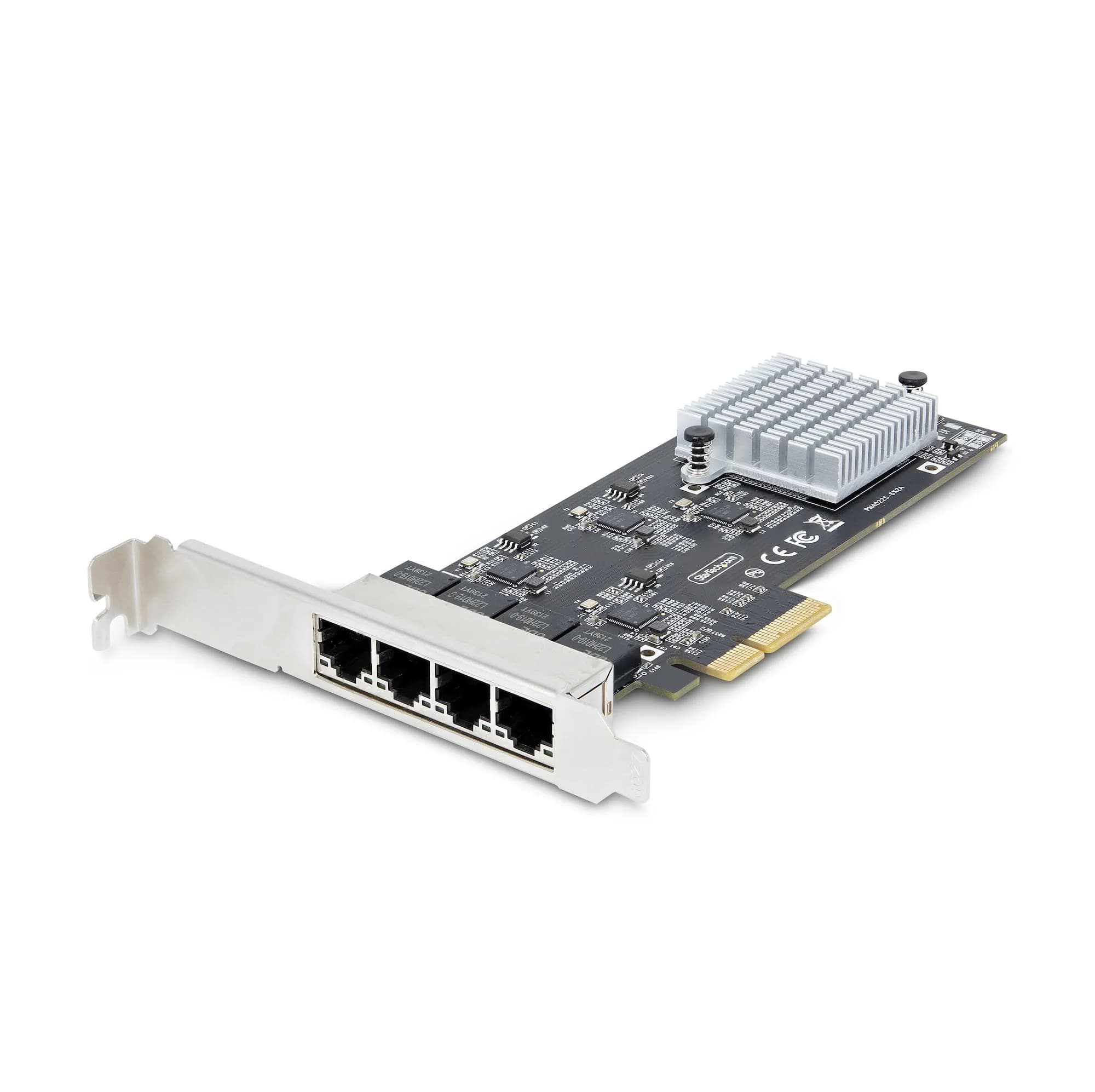 STARTECH.COM 4-Port 2.5G NBASE-T PCIe Network Card Computer Network Card Interface Intel I225-V MultiGigabit NIC Quad Desktop Ethern