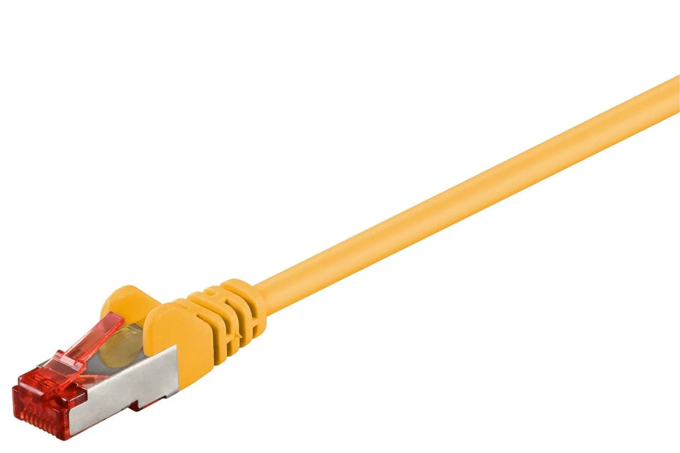 MicroConnect Cat6 F/UTP RJ45 0.5m -verkkokaapeli, keltainen