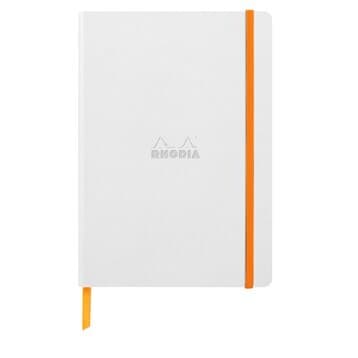 Rhodiarama softcover A5 dot white