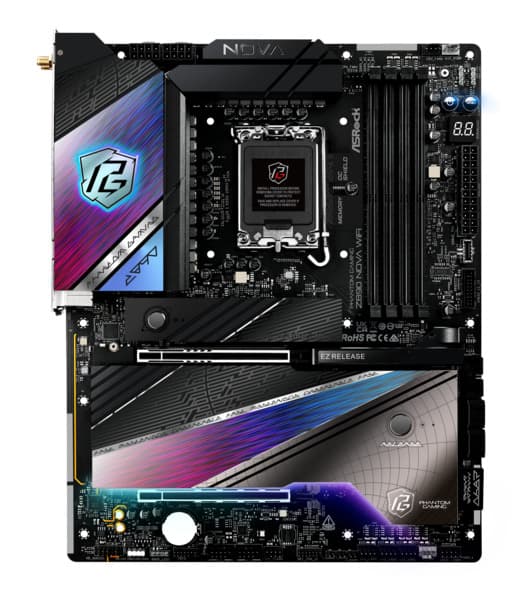 Asrock Phantom Gaming Z890 Nova WiFi LGA1851 ATX -emolevy