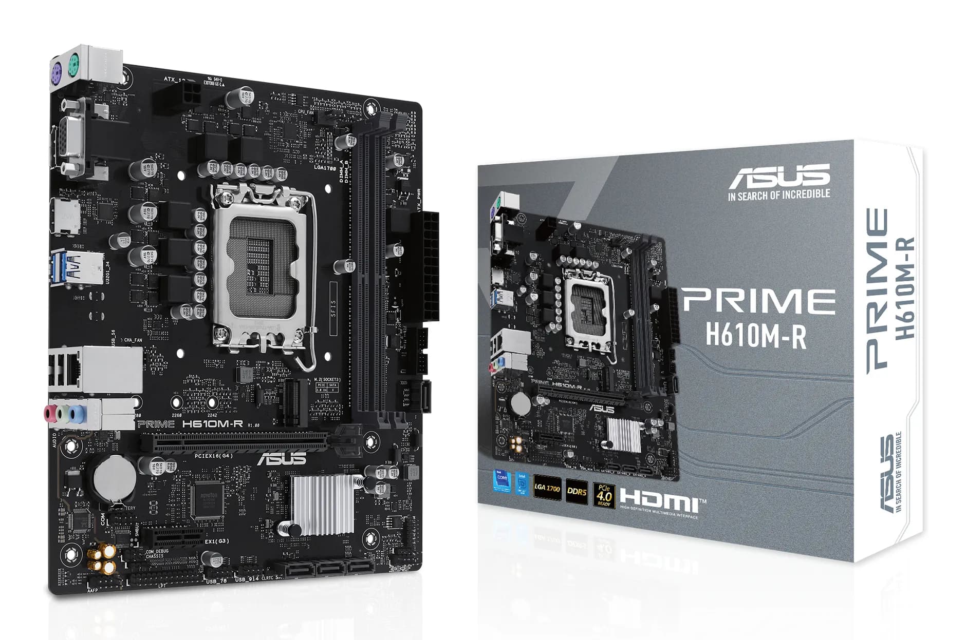 Asus PRIME H610M-R-SI LGA1700 mATX -emolevy