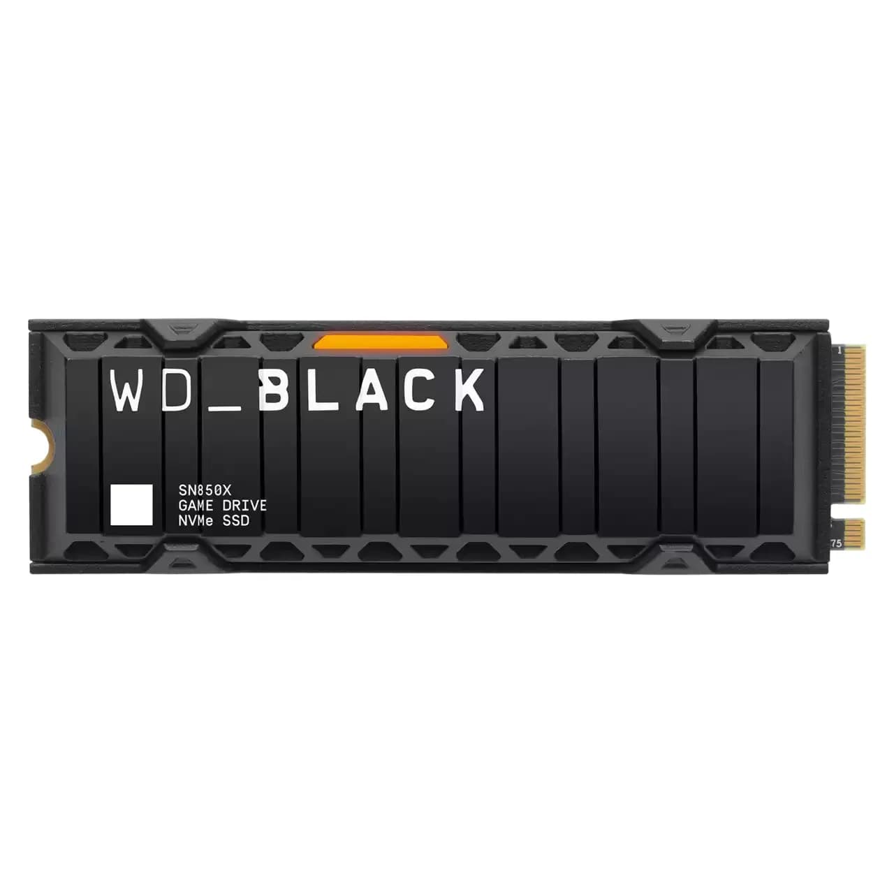 WD Black SN850X Heatsink 1 Tt M.2 NVMe -SSD-levy
