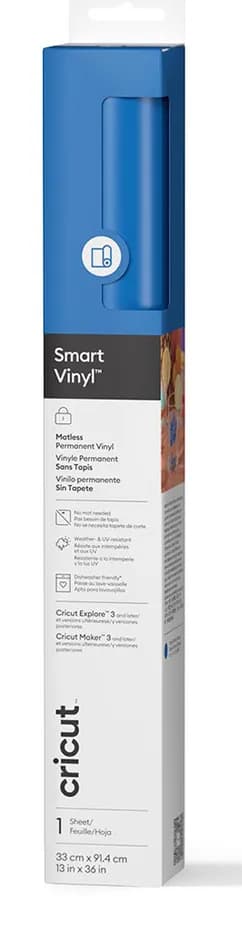 Cricut Smart Vinyl Permanent 33x91cm 1 sheet (Ocean)
