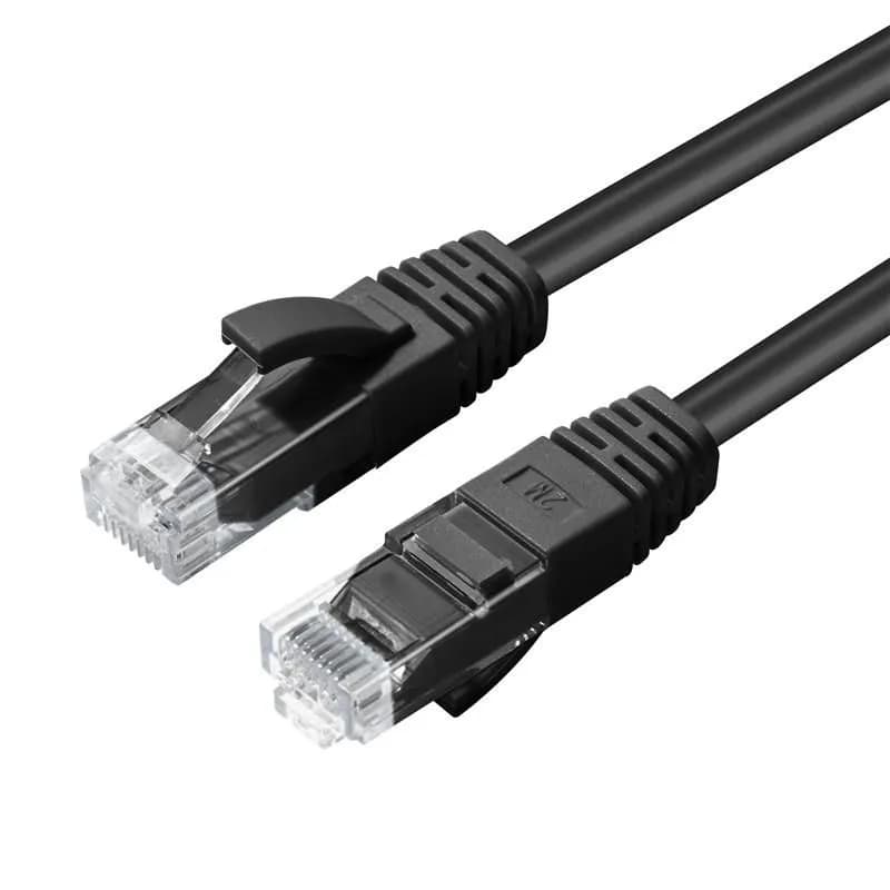 MicroConnect Cat6 U/UTP RJ45 15m -verkkokaapeli, musta