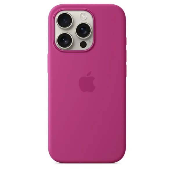 Apple iPhone 16 Pro, MagSafe -silikonikuori, Fuksia