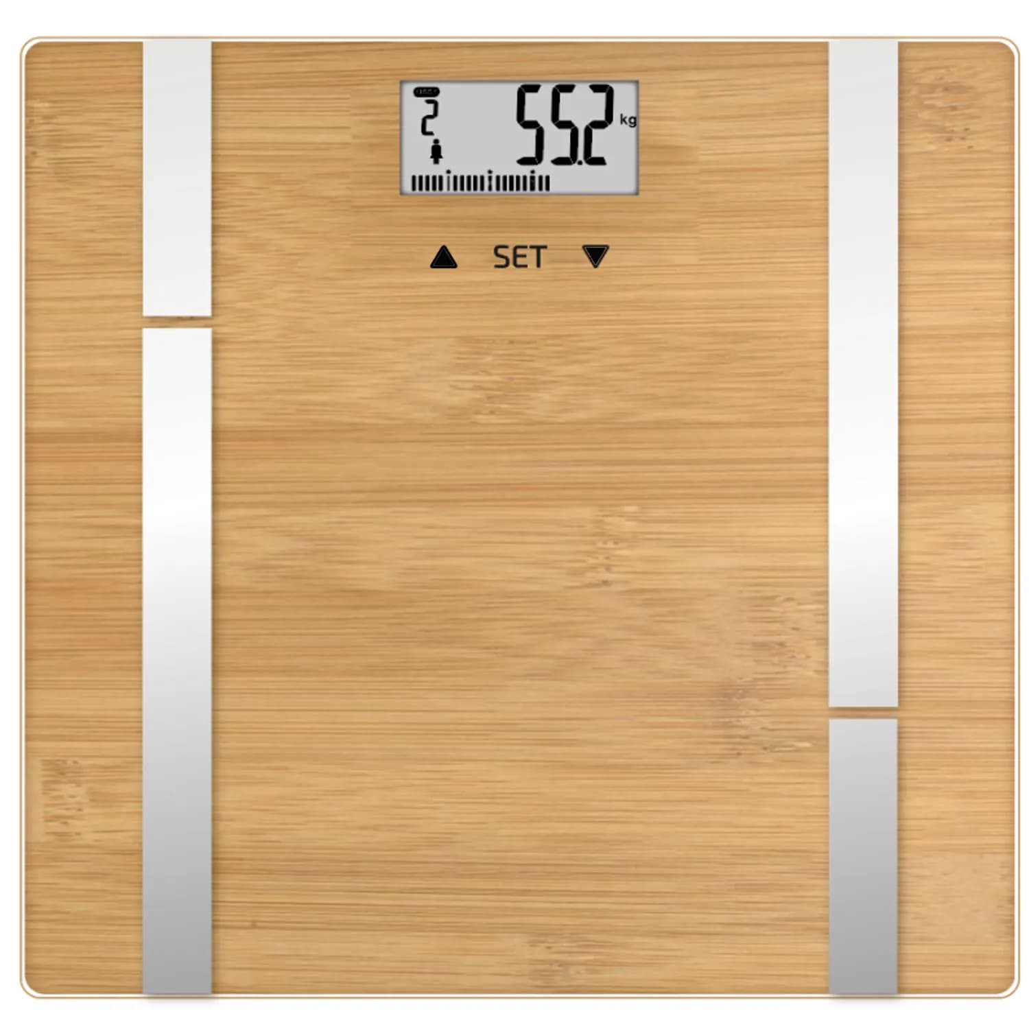 Terraillon Bamboo Fit BMI -henkilövaaka, 10 käyttäjää, 180kg