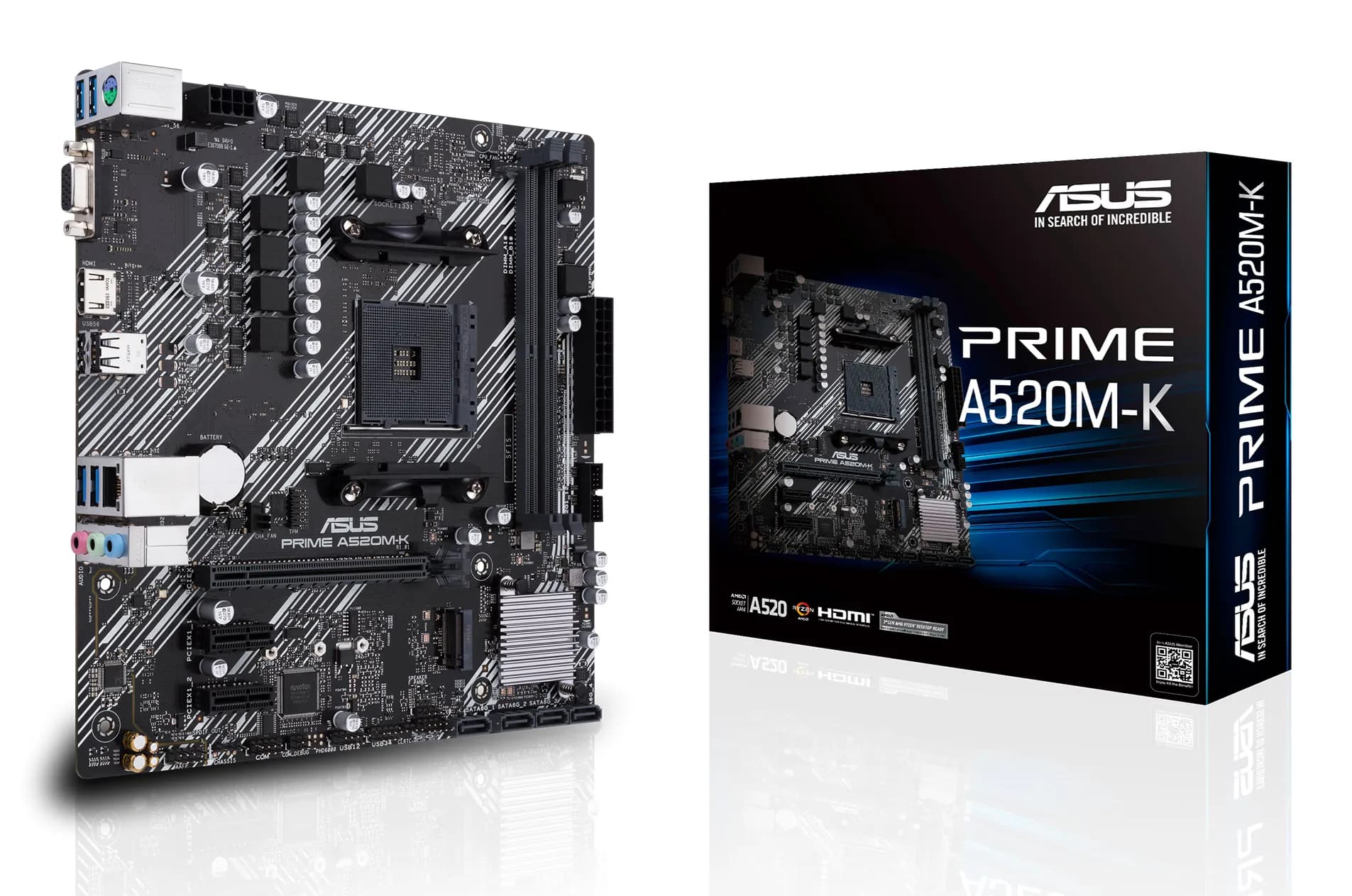 Asus PRIME A520M-K AM4 mATX -emolevy