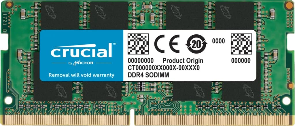 Crucial 16 Gt (1 x 16 Gt) DDR4 3200 MHz, CL22 -muisti
