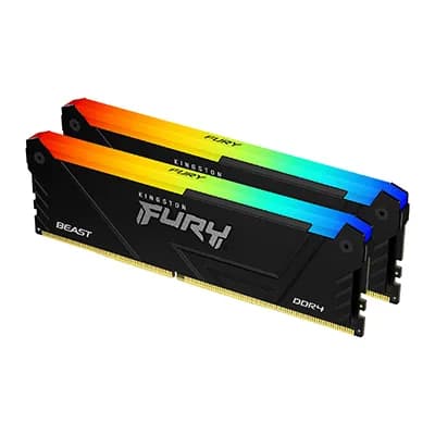 Kingston FURY Beast RGB 64 Gt (2 x 32 Gt) DDR4 3600 MHz, CL18 -muisti (XMP)