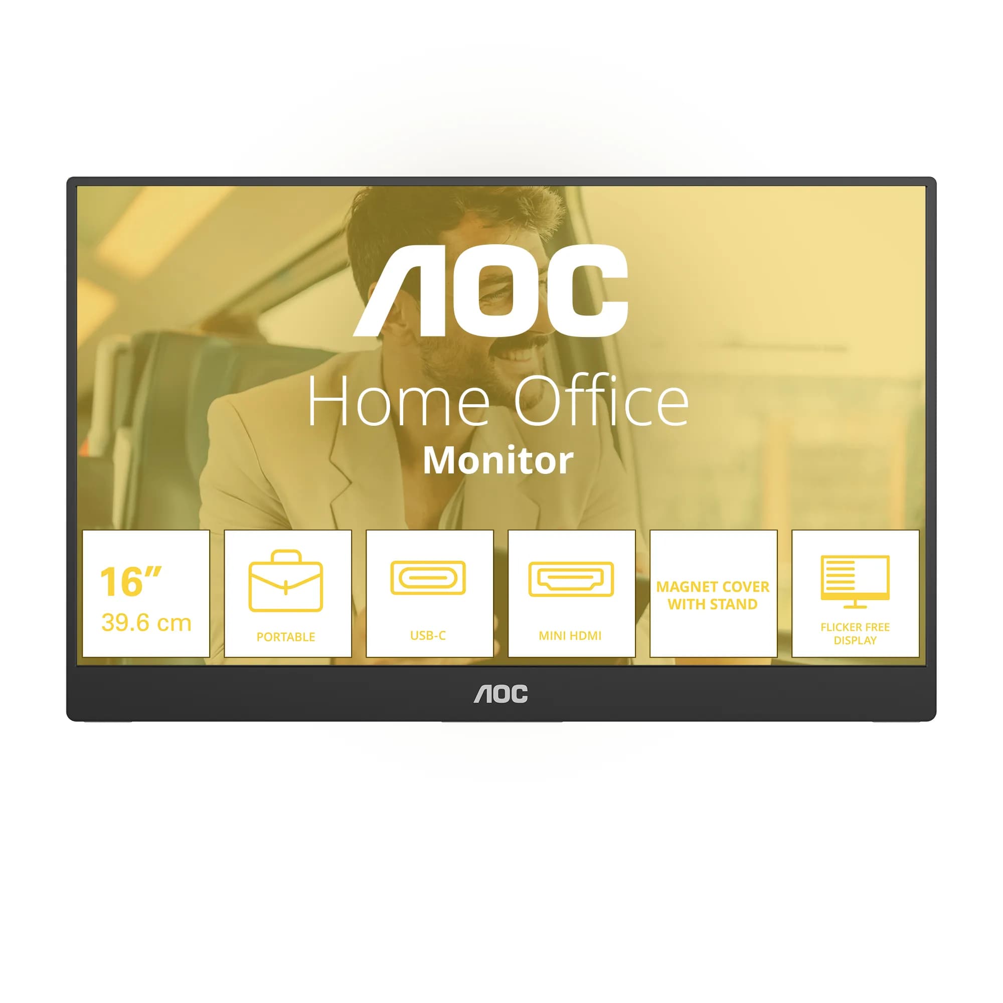 AOC 16T20E2 15.6" Full HD, IPS -kannettava näyttö
