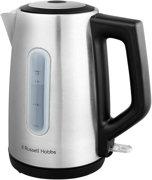 Russell Hobbs Heaton 27380-70 -vedenkeitin, 1,7 l, 2400 W, harjattu ruostumaton teräs