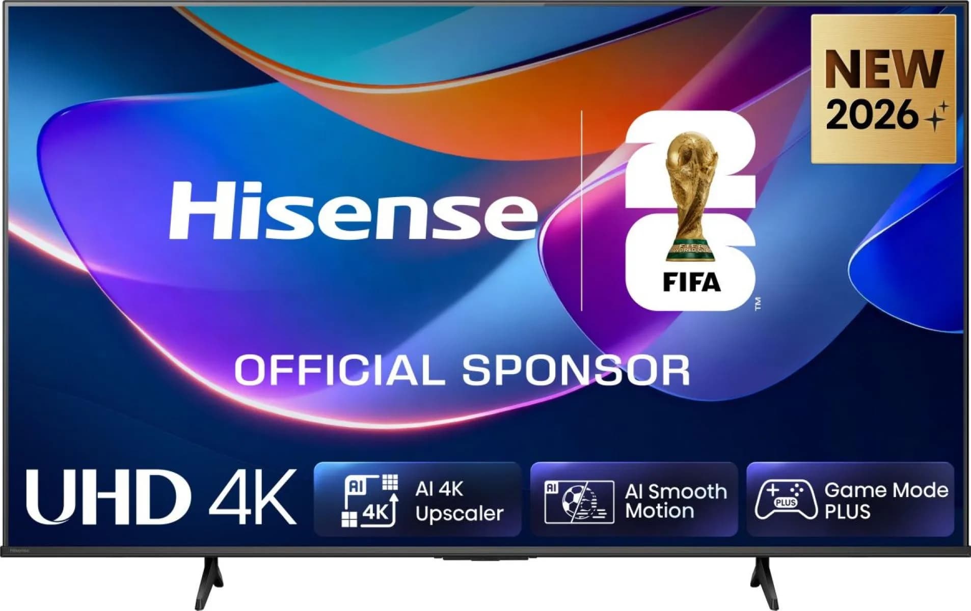 Hisense A6S 50" 4K DLED VIDAA TV, 60 Hz, HDR10, HDR10+, HLG, Dolby Vision