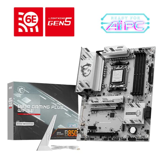 MSI B850 GAMING PLUS WiFi 6E AM5 ATX -emolevy