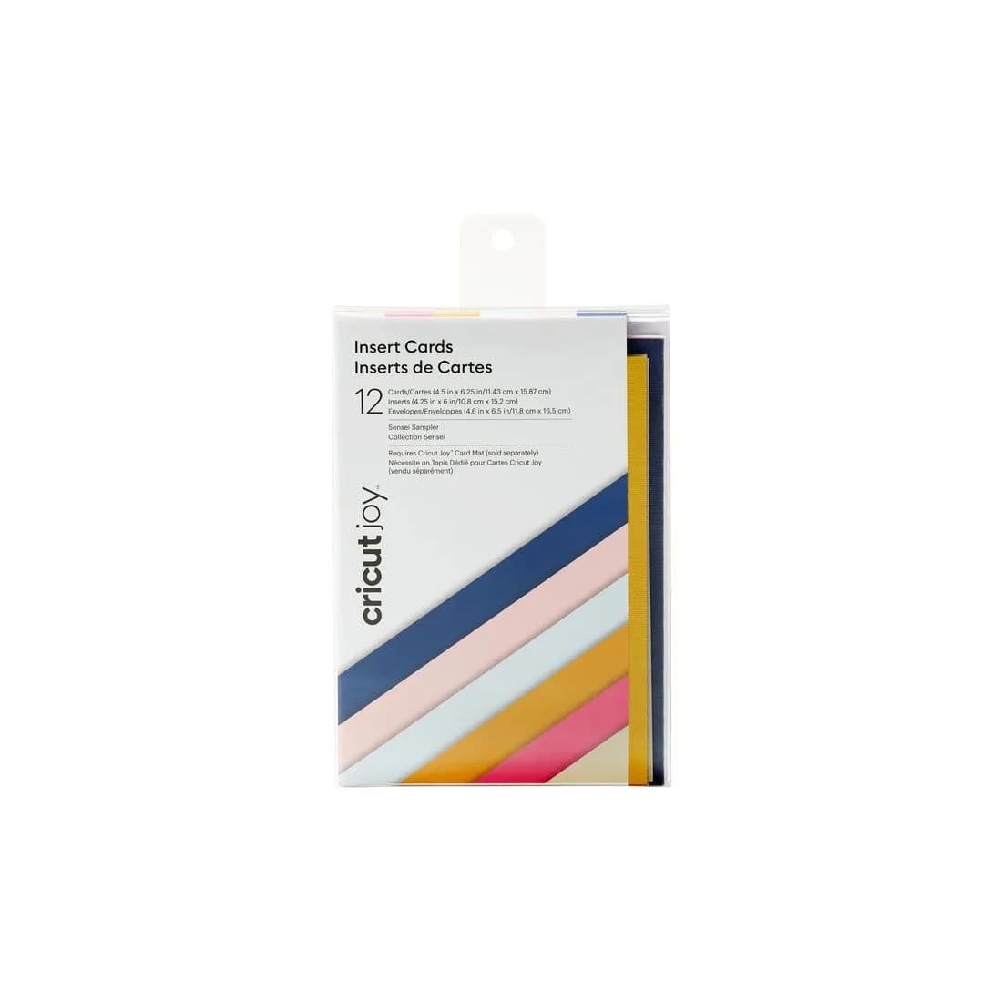 Cricut Joy Kortti-insertit A6 11,4 cm x 15,9 cm, Sensei, 12 kpl