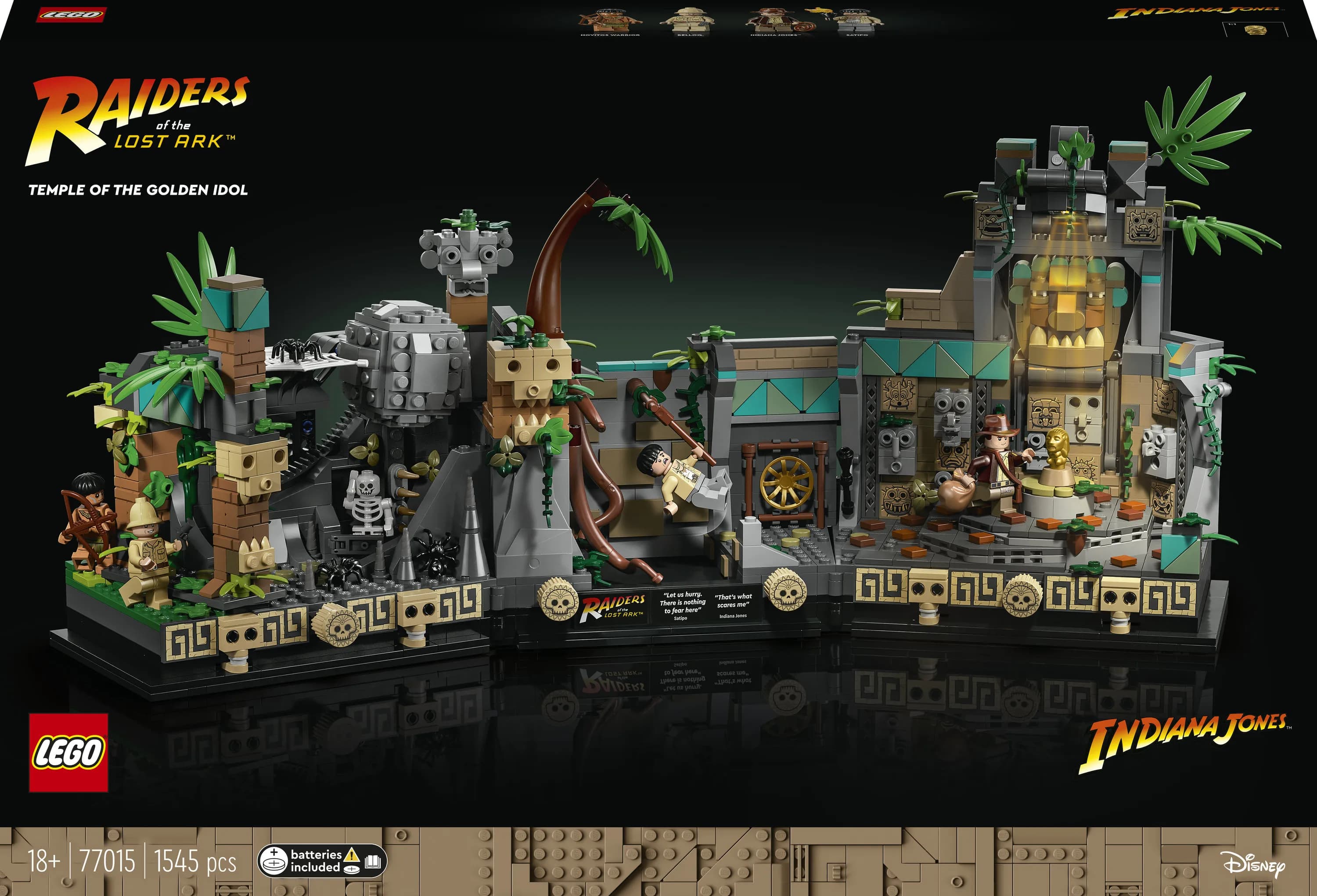 LEGO Indiana Jones Temple of the Golden Idol 77015