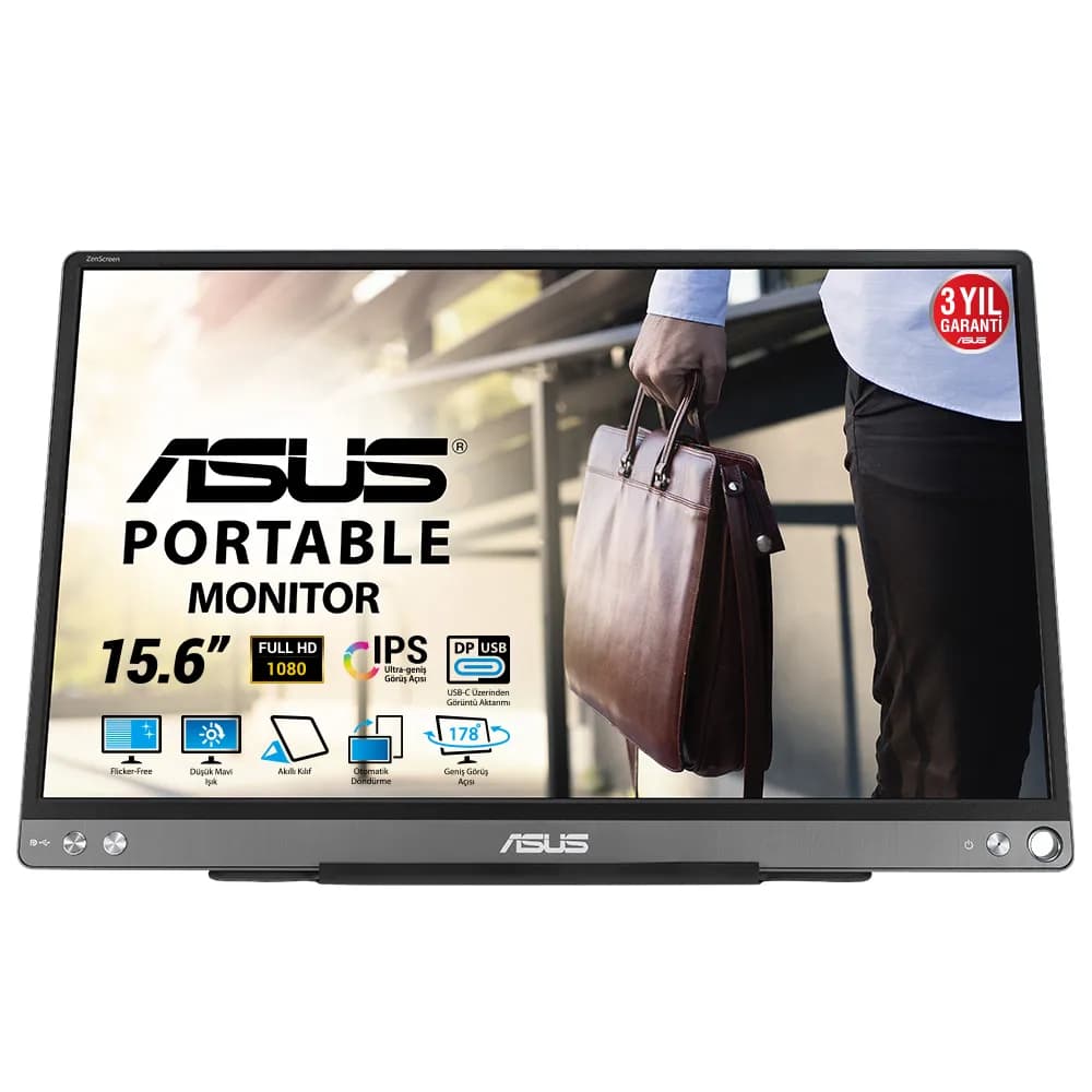 ASUS ZenScreen MB16ACE 15.6", Full HD, IPS -kannettava näyttö